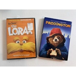 Paddington (DVD, 2014) & Dr. Seuss' The Lorax BRAND NEW SEALED!